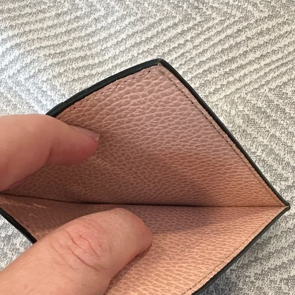 Gucci Black Wallet with Gold GG Logo